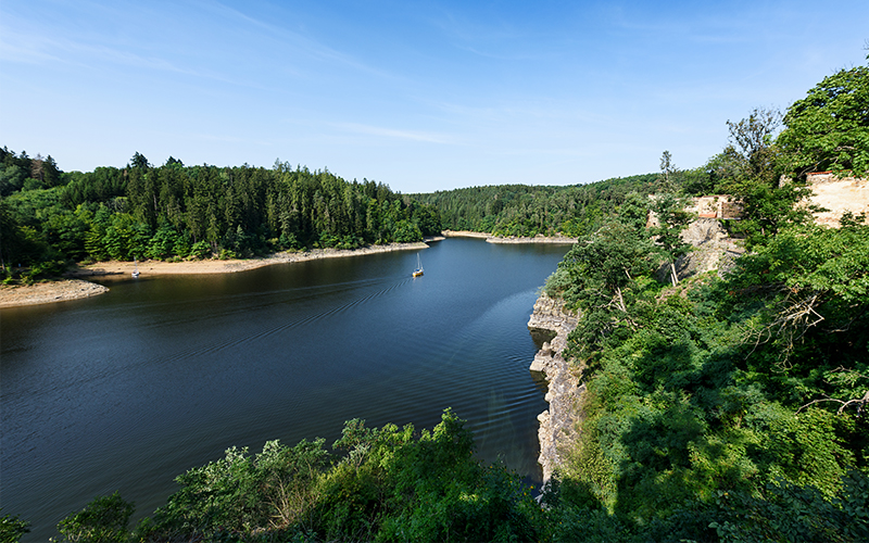 Orlík water reservoir